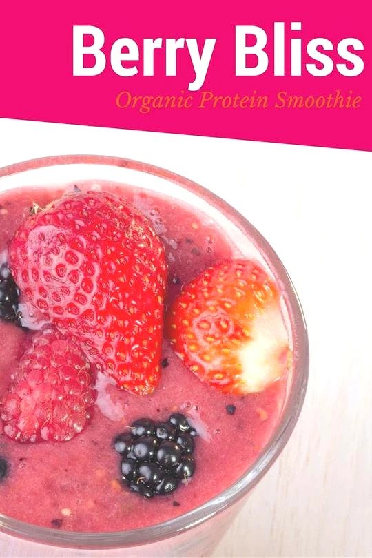 Berry Bliss Organic Protein Smoothie